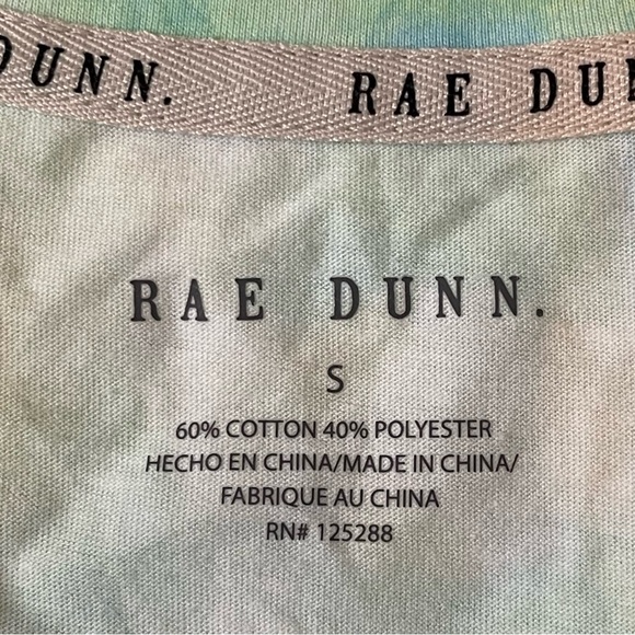 NWT Rae Dunn Pastel Tie-Dye Shirt - Picture 3 of 5